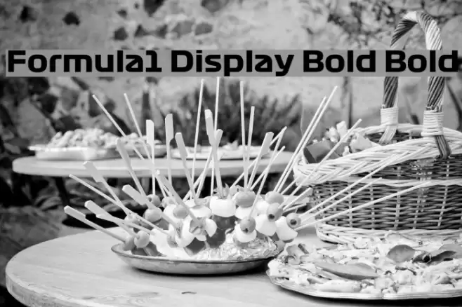 Formula1 Display Bold Bold Шрифта examples