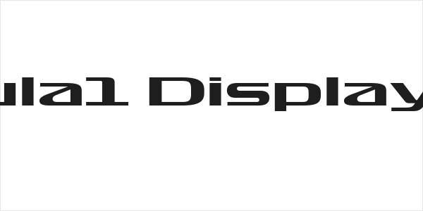 Formula1 Display Wide Logo