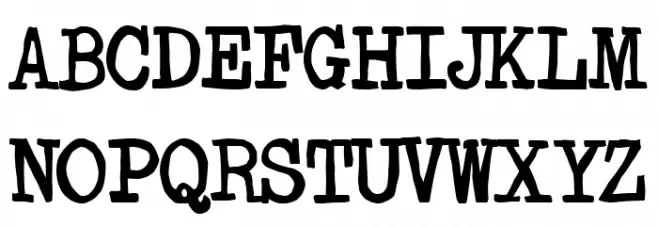Formulario 1312 Font UPPERCASE