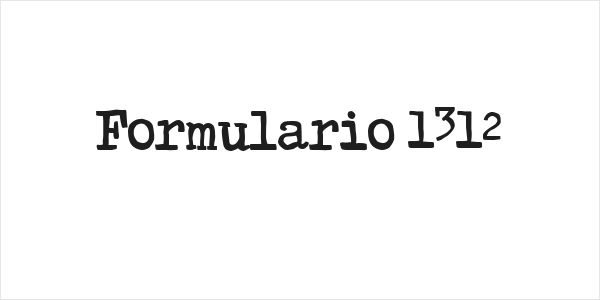 Formulario 1312 Logo