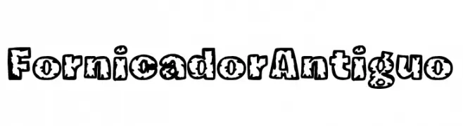 Fornicador Antiguo  フリーフォントのダウンロード