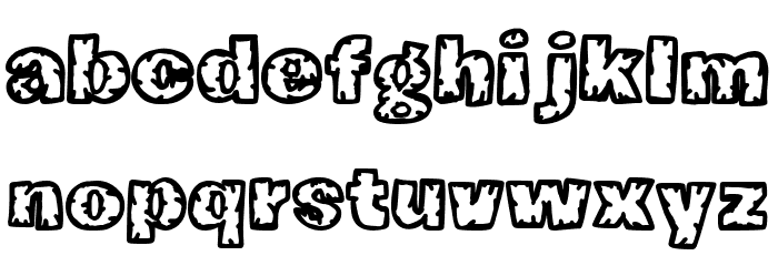 Fornicador Antiguo Font LOWERCASE
