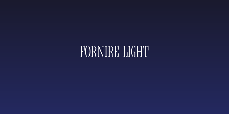 Fornire Light Social Header