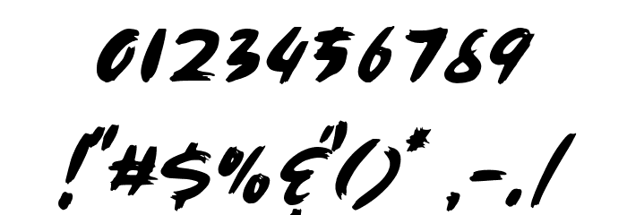 Forqend Font OTHER CHARS