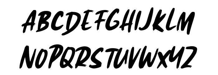 Forqend Font LOWERCASE