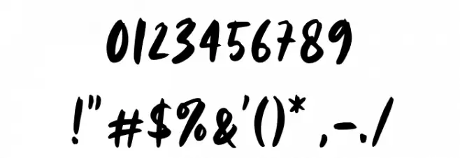 Forrest Font OTHER CHARS