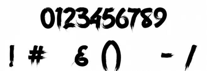 ForrestaPersonalUse-Regular Font OTHER CHARS