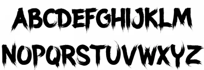 ForrestaPersonalUse-Regular Polices MAJUSCULES