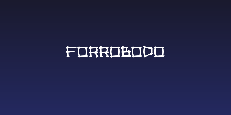 Forrobodo Social Header