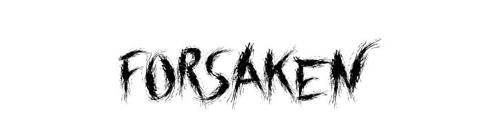 Forsaken  Free Fonts Download