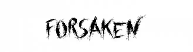 Forsaken  フリーフォントのダウンロード
