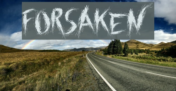 Forsaken Font examples