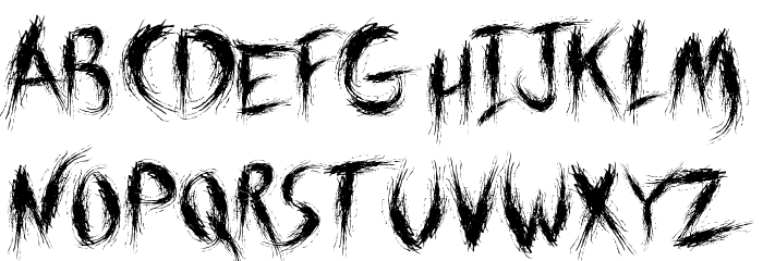 Forsaken Font LOWERCASE