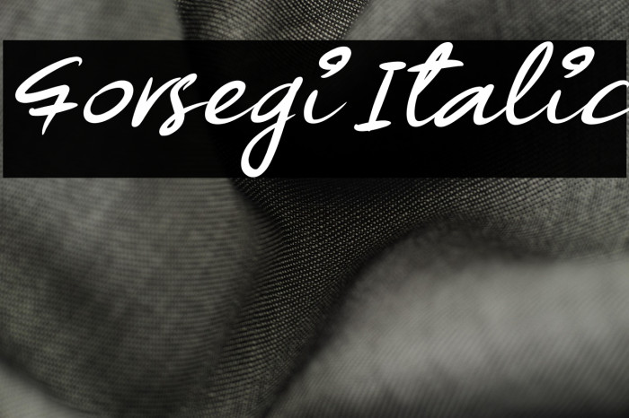 Forsegi Italic Example 2