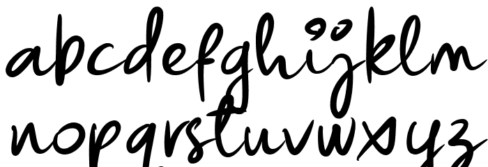 Forsegi Font LOWERCASE