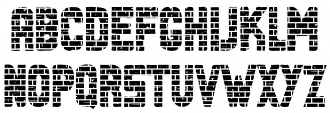 Fort Bold Schriftart Groß