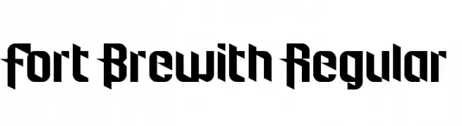 Fort Brewith Regular  font caratteri gratis