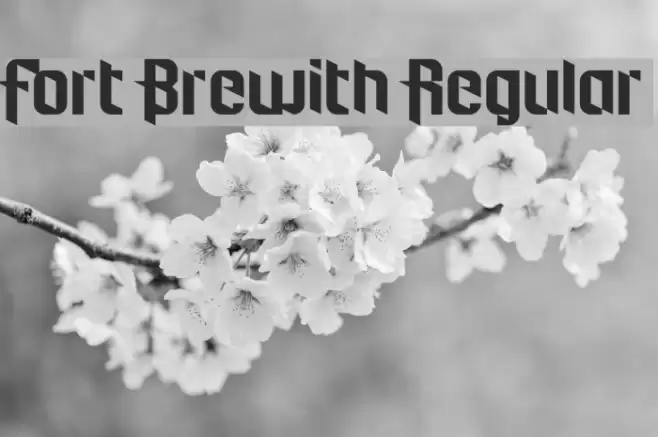Fort Brewith Regular Font examples