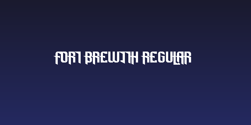 Fort Brewith Regular Social Header