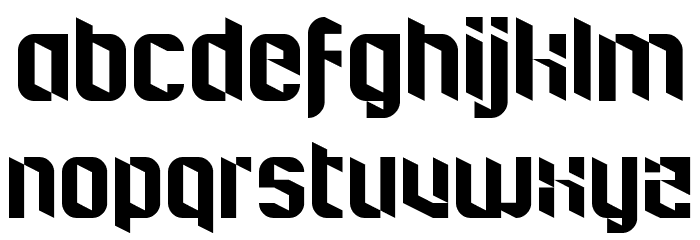 Fort Brewith Regular Font LOWERCASE