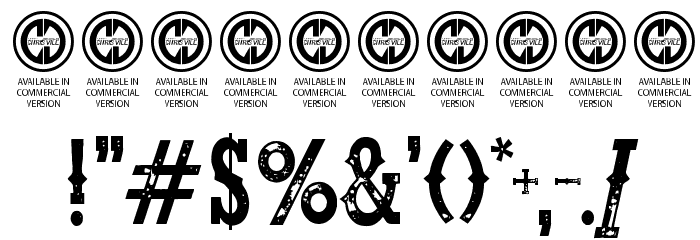 Fort Death Font OTHER CHARS