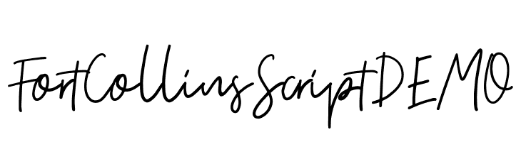 FortCollinsScriptDEMO  font caratteri gratis