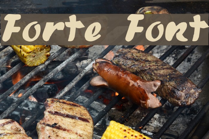 Forte Font examples
