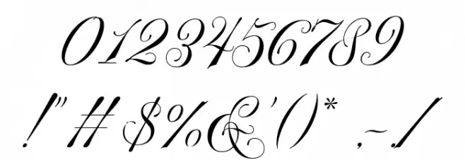 ForthSmithDEMO Font OTHER CHARS