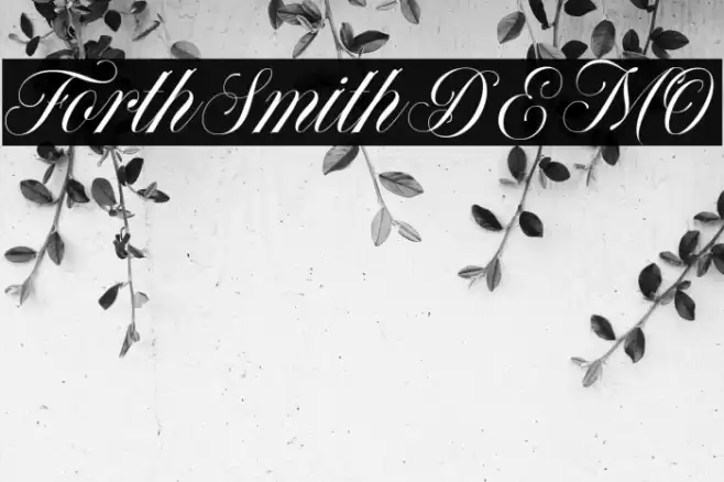 ForthSmithDEMO Font examples