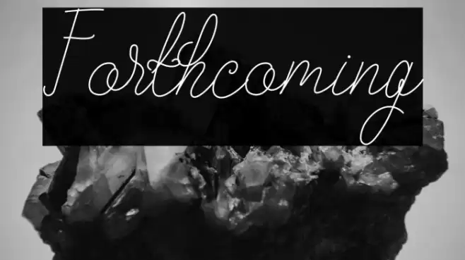 Forthcoming Font examples