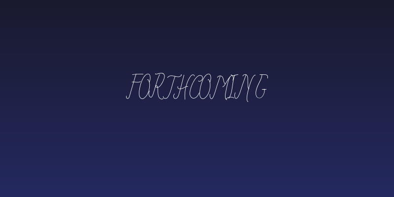 Forthcoming Social Header