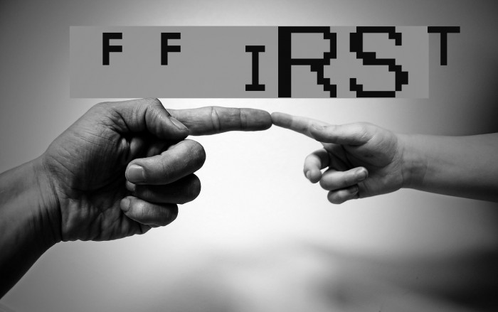 FortheFIRSTtime Font examples