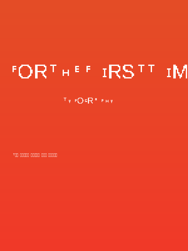 FortheFIRSTtime Poster