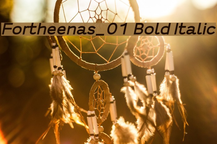 Fortheenas_01 Bold Italic Font examples