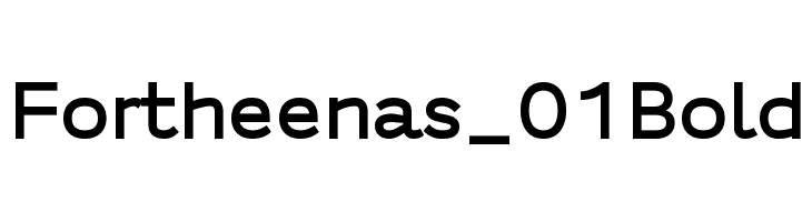 Fortheenas_01 Bold Шрифта
