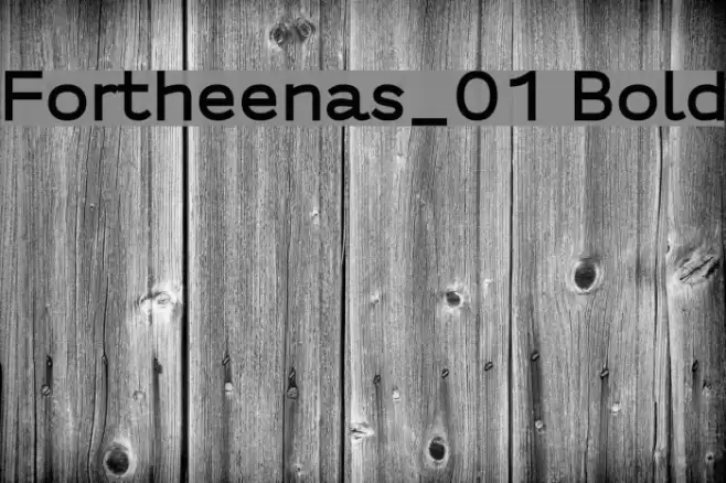 Fortheenas_01 Bold Font examples
