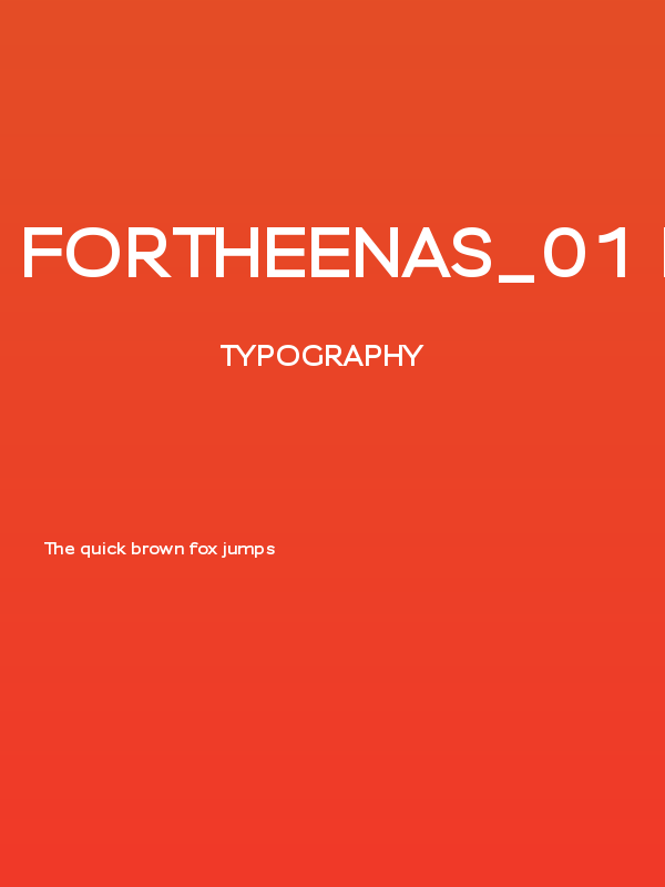 Fortheenas_01 Bold Poster