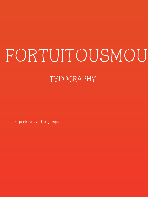 FortuitousMouse Poster