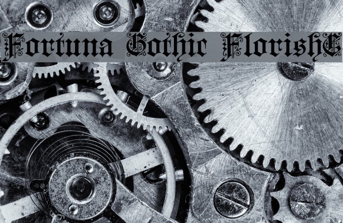 Fortuna Gothic FlorishC Example 2