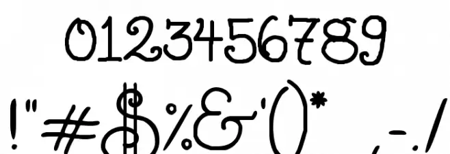 Fortunaschwein Font OTHER CHARS