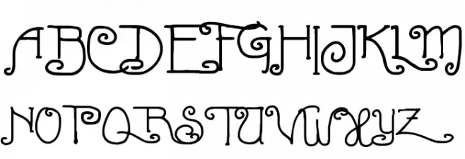 Fortunaschwein Schriftart Groß