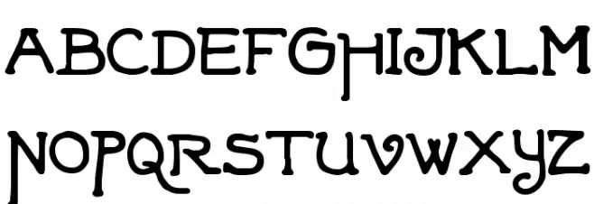 Fortunaschwein Schriftart Kleinbuchstaben