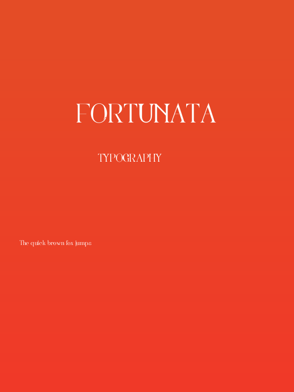 Fortunata Poster