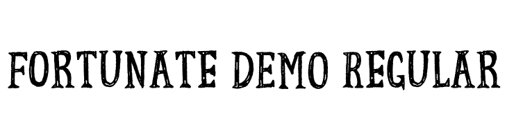 Fortunate DEMO Regular  Descarca Fonturi Gratis