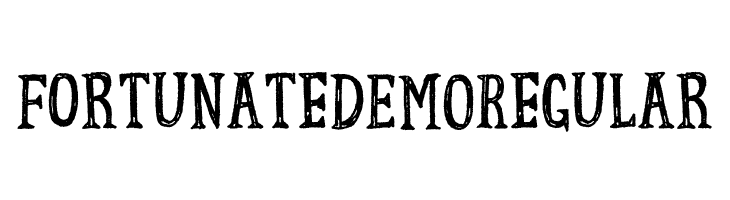 Fortunate DEMO Regular  Descarca Fonturi Gratis