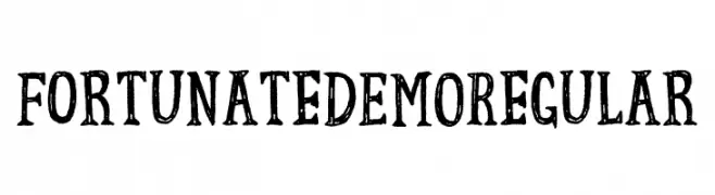 Fortunate DEMO Regular  Frei Schriftart Herunterladen