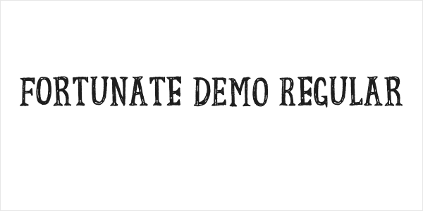 Fortunate DEMO Regular Logo