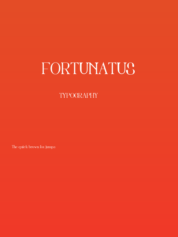 Fortunatus Poster