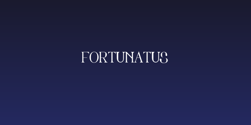 Fortunatus Social Header