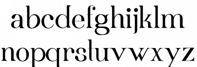 Fortunatus خط أحرف صغيرة